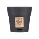 POT EN PLASTIQUE 15 CM ETHNIQUE ANTHRACITE