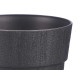 POT EN PLASTIQUE 15 CM ETHNIQUE ANTHRACITE