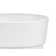 POT EN PLASTIQUE 20 CM ETHNIQUE BLANC