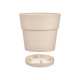 POT EN PLASTIQUE 20 CM ETHNIQUE BLANC CASSÉ