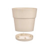 PLASTIC FLOWERPOT 20 CM ETHICA NEUTRAL WHITE 