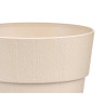 PLASTIC FLOWERPOT 20 CM ETHICA NEUTRAL WHITE 