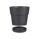 POT EN PLASTIQUE 20 CM ETHNIQUE ANTHRACITE