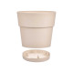POT EN PLASTIQUE 25 CM ETHNIQUE BLANC CASSÉ