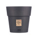 POT EN PLASTIQUE 25 CM ETHNIQUE ANTHRACITE