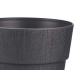 POT EN PLASTIQUE 25 CM ETHNIQUE ANTHRACITE