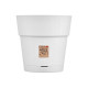 POT EN PLASTIQUE 30 CM ETHNIQUE BLANC