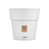 PLASTIC FLOWERPOT 30 CM ETHICA WHITE 