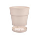POT EN PLASTIQUE 30 CM ETHNIQUE BLANC CASSÉ