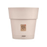 POT EN PLASTIQUE 30 CM ETHNIQUE BLANC CASSÉ
