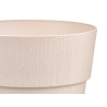 POT EN PLASTIQUE 30 CM ETHNIQUE BLANC CASSÉ