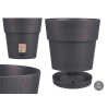 PLASTIC FLOWERPOT 30 CM ETHICA ANTHRACITE 