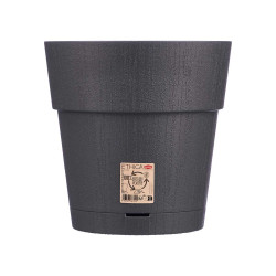 PLASTIC FLOWERPOT 30 CM ETHICA ANTHRACITE 