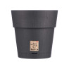 PLASTIC FLOWERPOT 30 CM ETHICA ANTHRACITE 