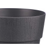 PLASTIC FLOWERPOT 30 CM ETHICA ANTHRACITE 
