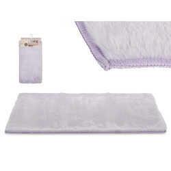 ALFOMBRA PELO CORTO LILA 60 X 90