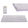 ALFOMBRA PELO CORTO LILA 60 X 90