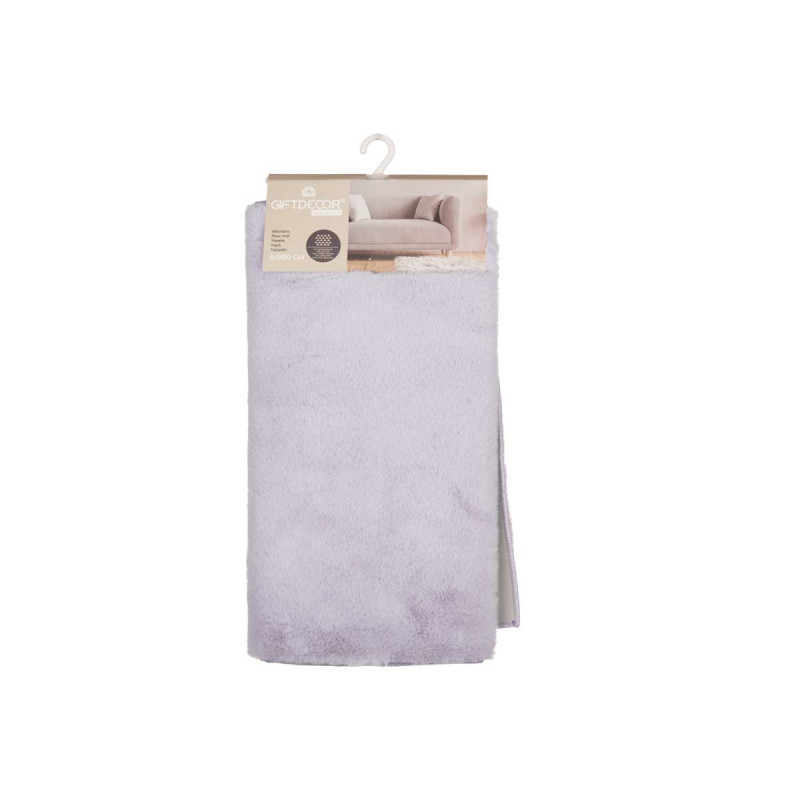 ALFOMBRA PELO CORTO LILA 60 X 90