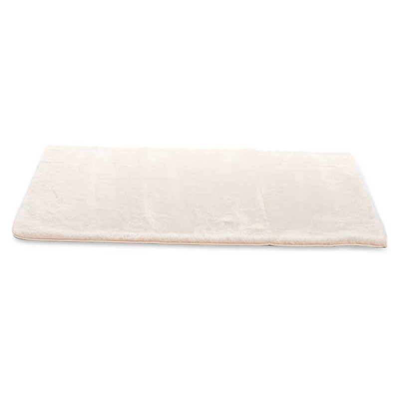 ALFOMBRA PELO CORTO BEIGE 60 X 90