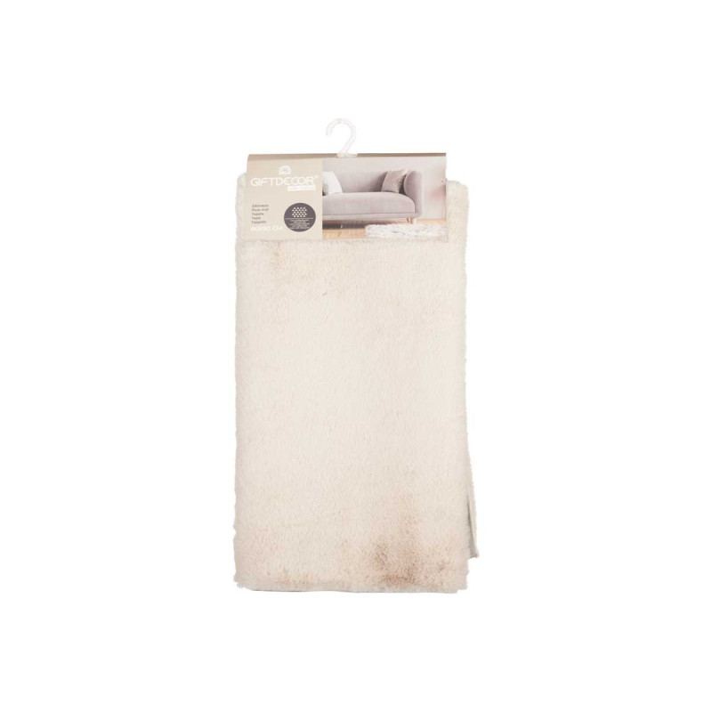 ALFOMBRA PELO CORTO BEIGE 60 X 90