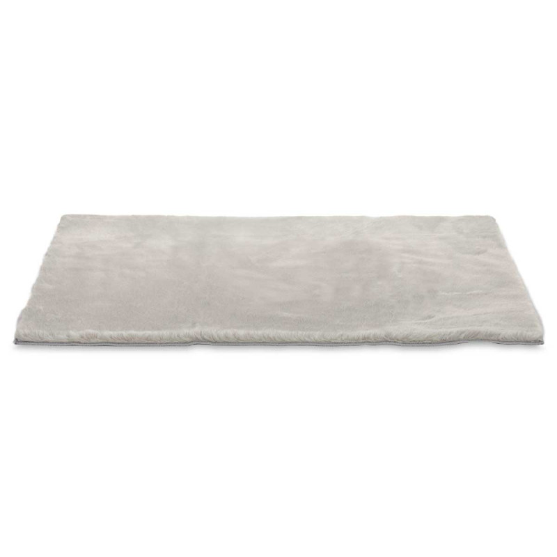 ALFOMBRA PELO CORTO GRIS 60 X 90