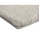 TAPPETO PELO CORTO GRIGIO 60 X 90