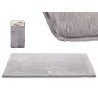 TAPPETO GRIGIO SCURO PELO CORTO 60 X 90 