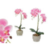 PINK CEMENT TERRACOTTA POT 2 STICKS