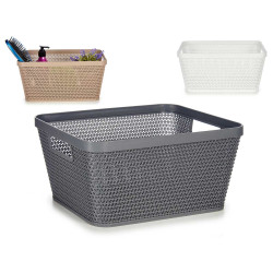 CESTA MULTIUSOS MED RECTANGULAR SORT 3 CORES 
