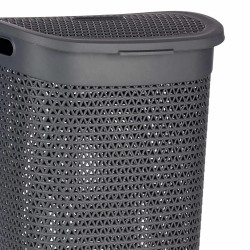 LAUNDRY BASKET WHIT TAP 60L ANTRACITE 
