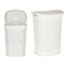 CESTO ROPA C TAPA 60L BLANCO