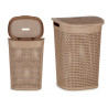 PANIER LINGE AVEC COUVERCLE 60L BEIGE 