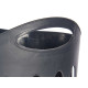 CESTO PLASTICO 50L C ASAS ANTRACITA