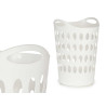 CESTO PLASTICA 50L C MANIGLIE BIANCO
