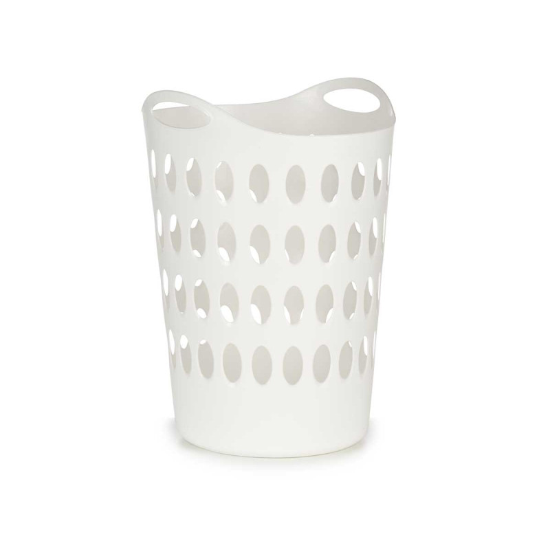 CESTO PLASTICO 50L C/ASAS BRANCO