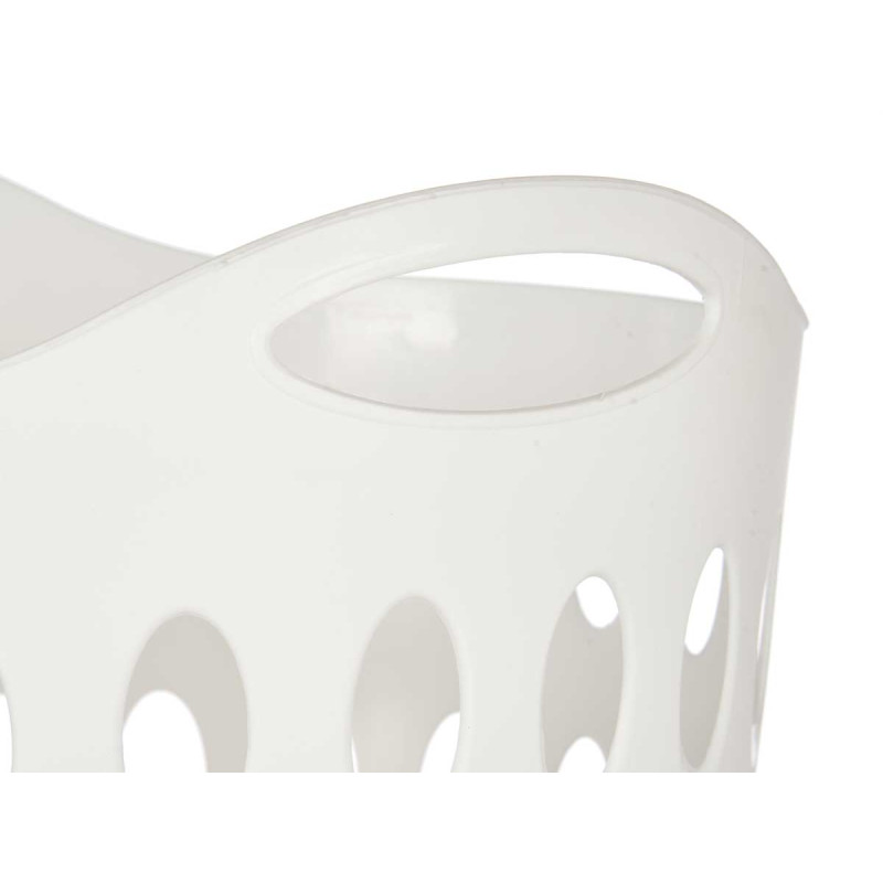 CESTO PLASTICO 50L C/ASAS BRANCO
