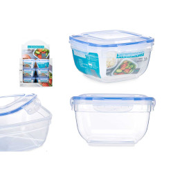 FIAMBRERA CUADRADA TAPA AZUL 2400ML
