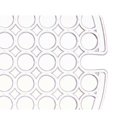TAPPETO LAVELLO ROTONDO 29CM TRASPARENTE