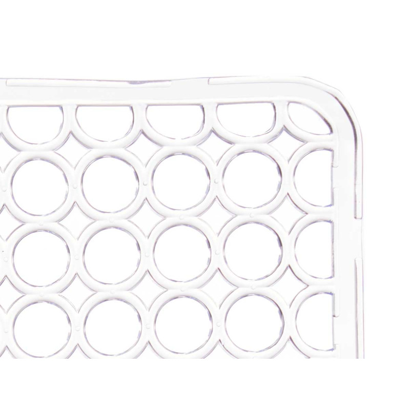 SQUARED SINK MAT 28X28 CM TRANSPARENT