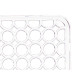 TAPIS CARRÉ POUR ÉVIER TRANSPARENT 28X28 CM