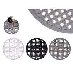 TAPIS ROND POUR ÉVIER  CAOUTCHOUC 31CM ASSORT 3