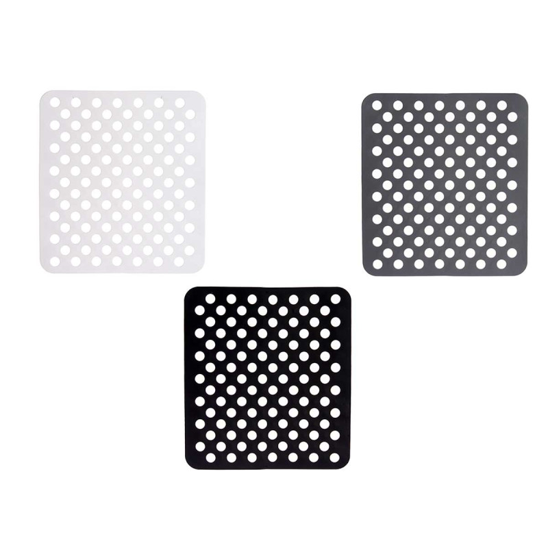 SQUARED SINK MAT 28X31 CM  ASSORT 3
