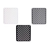 SQUARED SINK MAT 28X31 CM  ASSORT 3
