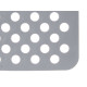 SQUARED SINK MAT 28X31 CM  ASSORT 3