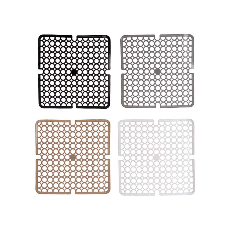 TAPPETO LAVELLO QUADRATO 28CM ASS 4
