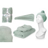 CONJ TOALHA CAPUZ VERDE MENTA