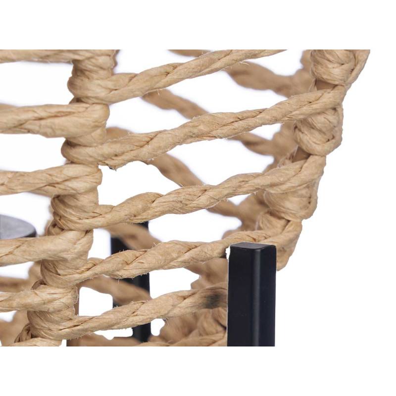 LAMPE DE TABLE OVALE CORDE