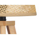 LAMPE DE TABLE ABAT-JOUR NATUREL CONIQUE 32 CM 