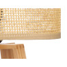 TABLE LAMP NATURAL SHADE CYLINDER 45 CM