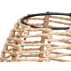 LAMPE DE TABLE OVALE CORDE BASE EN BOIS   